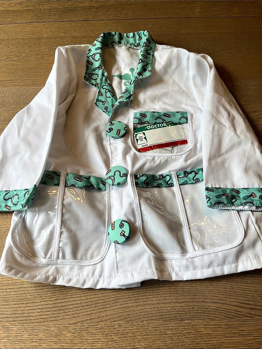 Medical Staff costume Doctor Costume in White & Green